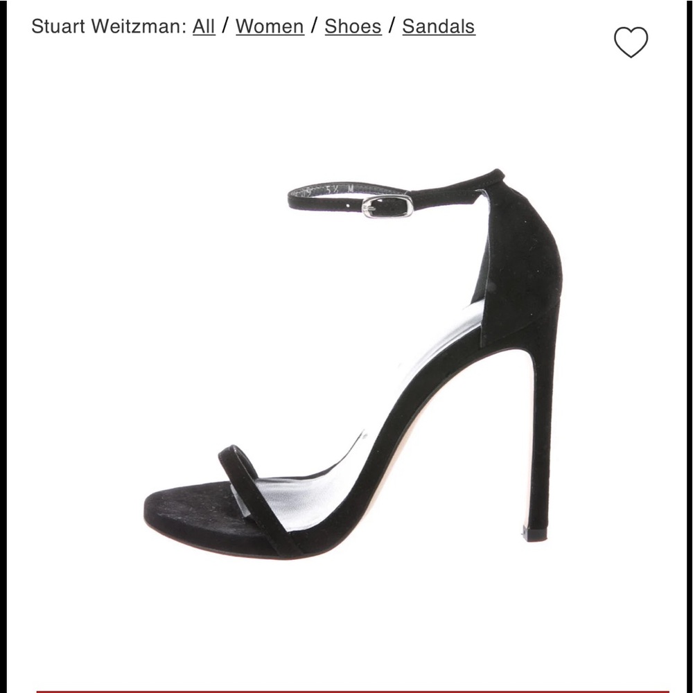Stuart Weitzman Nudist Suede Heel